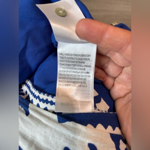 Farm Rio jungle scarf floral linen blend mini skirt - Picture 6 of 12